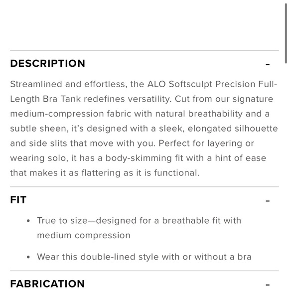 Alo Yoga Olive Green Softsculpt Precision Full Length Bra Tank - Picture 3 of 10